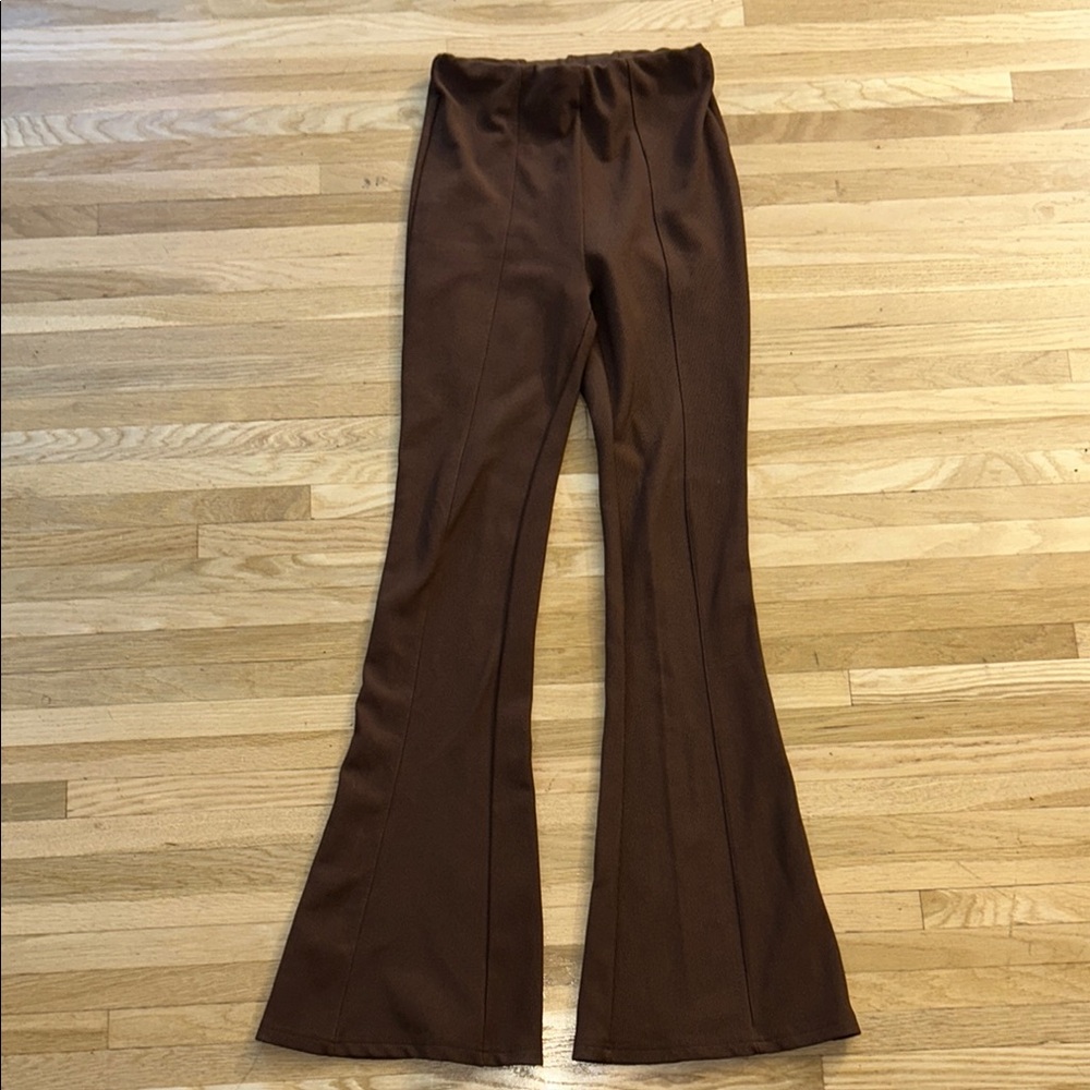 Brown Flared Women's Pants